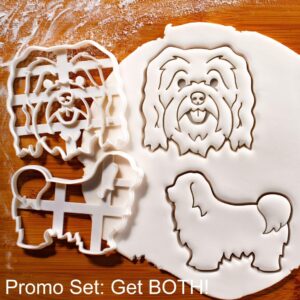 Havanese Dog Face Cookie Cutter - Create Adorable Dog Portrait Treats, Ideal for Bichon Lovers