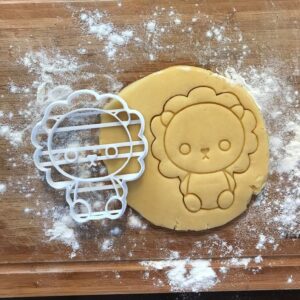 Black Baby Lion Cookie Cutter cookie Safari Animal Biscuit Cutter for Jungle Baby Shower Kids Party Baking Tool for Cookies Fondant Clay DIY Wedding Favor India