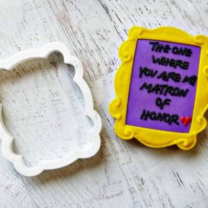 Picture Frame Cookie Cookie Cutter for Baking and Crafting, Decorative Photo Frame Shape, Made in India, Ideal for Events, Birthdays, and Custom Treats