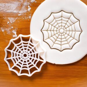Web within Web Cookie Cutter for Halloween Spiderweb Biscuit Fondant Clay Cutter Creepy Crawlers Cobweb Themed Cookies Spooky Party Trick or Treat Baking Haunted House Spider Snacks (ONLY WEB)