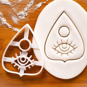 Plain Planchette Design 2 Cookie Cutter Mediums Spirit Board Users, Unique Gift for Paranormal Enthusiasts, Ouija Board Baking Accessory, Durable Cookie Material Made in India (ONLY DESIGN 2)