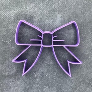 Ribbon Bow Cookie Cutter Shape for Baking Shortbread Biscuits Pastry Fondant Sugar Paste Cookies for Cake Decoration Wedding Baby Shower Party Favors Homemade Kitchen Use
