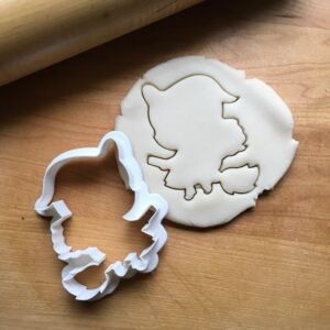 Witch on a Broom Cookie Cookie Cutter for Halloween Baking, Spooky Witch Cookie Shape, Made in India, Perfect for Parties, Trick-or-Treat, and Holiday Treats