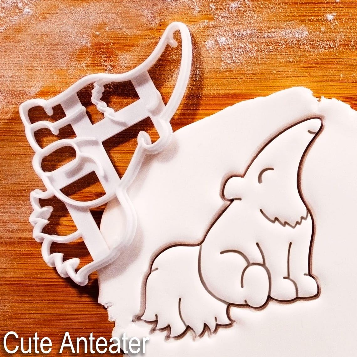 Cute Anteater Cookie Cutter for South American Wildlife Themed Baking, Rainforest Animal Shapes, Unique Gifts for Animal Lovers Educational Activities, and Nature Inspired (ONLY CUTE ANTEATER)
