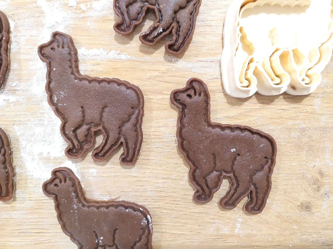 Llama cookie cutter set for animal themed cookies fondant pastries baking perfect for kids birthday treats school crafts party favors cake decorating fun baking activities and handmade - Image 4