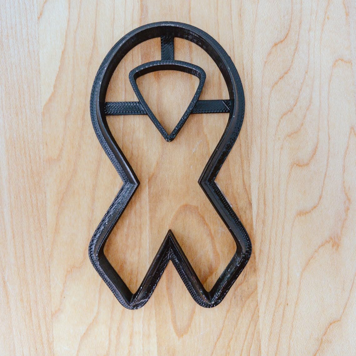 Ribbon Awareness Cookie Fondant Clay Cutter for Cancer Support Fundraising Baking Events Decorating Dough Modeling Craft Projects Charity Campaigns School Activities India Cookie - Image 5