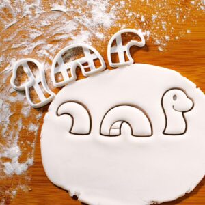 3-Piece Loch Ness Cookie Cookie Cutter Set Sea Monster Nessie Loch Ness Scotland Scottish Ocean Beast Creature Biscuit Cutters Legendary Mythical Creature Baking Tools (ONLY 3 PICEC LOCH)