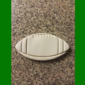 Football Black Cookie Cookie Cutter for Sports Theme Baking Athletic Ball Shape Cookie Mold for Kids Parties Team Events Game Day Snacks Fondant Crafts and School Celebration Treat