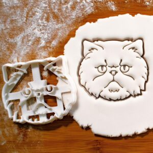Persian Cat Cookie Cookie Cutter Cat Biscuit Fondant Craft Clay Cheese Dough Sugarpaste Sugarcraft Baking Tool for Cat Lovers Pet-Themed Treats and Creative Baking India