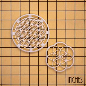 Seeds of Life and Flower of Life Cookie Cutter