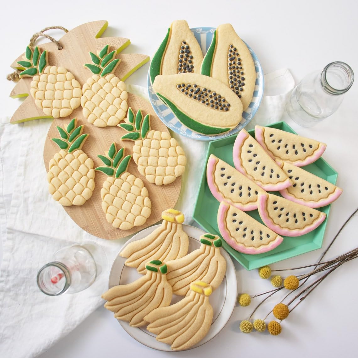 Pineapple Cookie Cutter for Tropical Fruit and Summer-Themed Baking, Perfect for Hawaiian Parties, Culinary Events, Exotic Fruit Celebrations, Temperate Seasons, and Fun Treat (ONLY PINEAPPLE) - Image 2