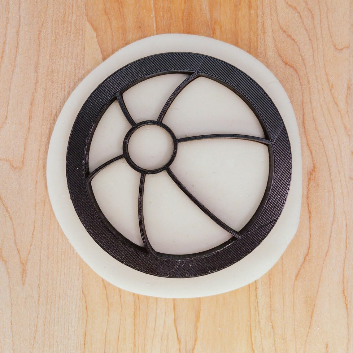 Beach Ball Cookie Cookie Cutter and Fondant Embosser Stamp for Summer Baking, Beach Party Treats, and Clay Crafting Fun Beachball Design for Events in India - Image 3
