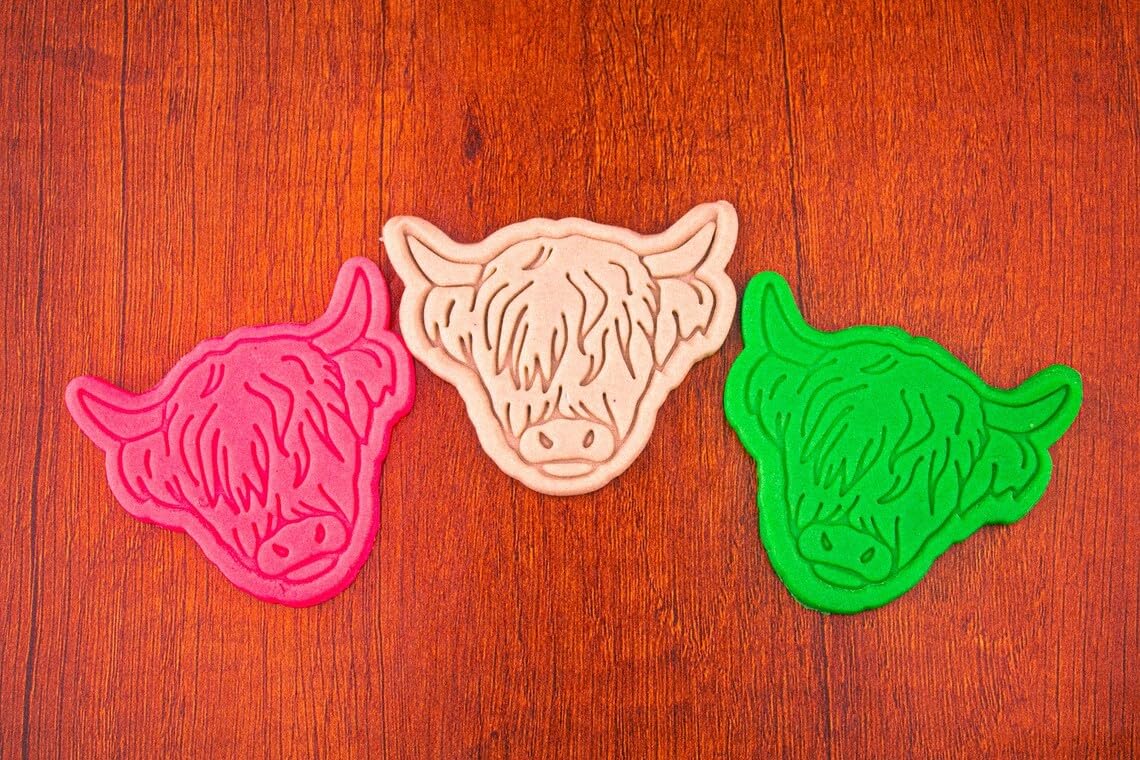Highland Cow Black Cookie Cutter Cookie Scottish Animal Biscuit Mold for Rustic Farmhouse Baking Creative Gifts Animal Lovers Party Decorations and Handmade Cow Theme Cookie Creations - Image 3