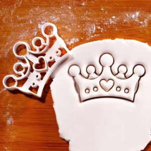 Princess Crown Cookie Cutter Royal Biscuit Mold Fairy Tale Baking Magical Party Treats Regal Dessert Shaper Princess Birthday Celebrations Enchanted Event Decorations Gift (ONLY PRINCESS CROWN