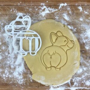 Black Corgi Butt Cookie Cutter, Pembroke Welsh Corgi Cookies, Funny Corgi Gifts, Fondant Clay Cutter, Dog Biscuit Cookie Cutter, Dog Mom Gift, Party Favor