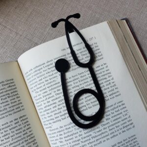 Doctor/Nurse Bookmark, Stethoscope Custom Doctor, Career Bookmark, Inspiration Doctor Gift , Personalized , Medical party favors