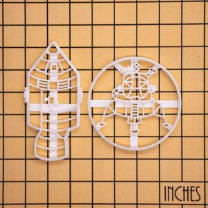 Command and Service Station and Lunar Module Cookie Cutter