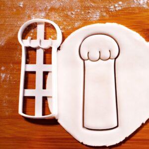 Rock Kitty Paw Cookie Cutter Biscuit Cutter Fun Cat Paw Shape Inspired by Rock Paper Scissors Game Cat Lovers Animal Rescue Fundraisers Pet Themed Baking Tool Party Gift Favor (ONLY KITTY PAW)