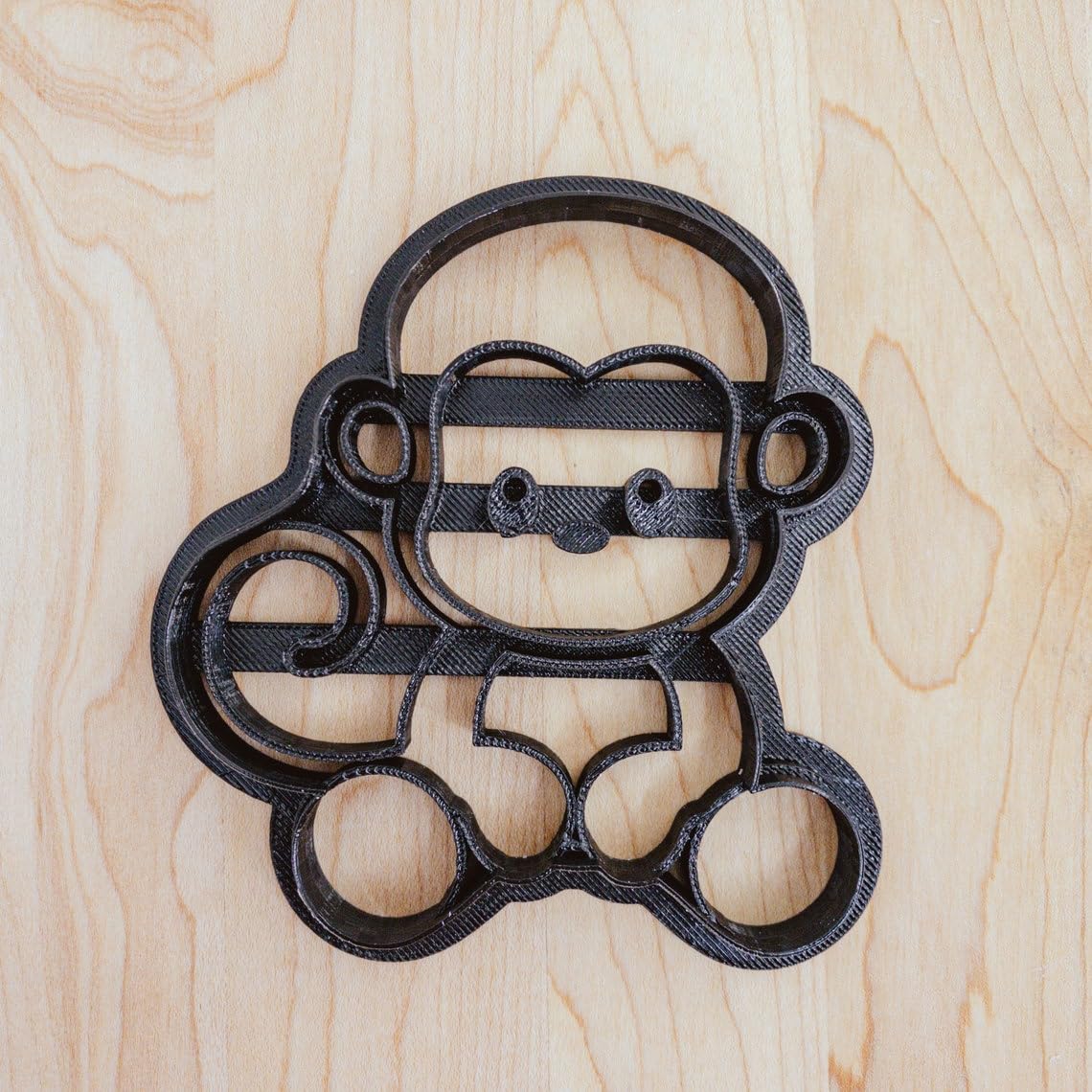Monkey Baby Cookie Fondant Clay Detailed Cutter India Cookie Mold for Shaping Cute Animal Themed Cookies for Baby Shower Birthday Cakes Cupcakes Jungle Party Baking and Craft Projects - Image 5