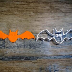 Halloween bat shaped cookie cutter for baking shortbread cookies pastry sugar paste fondant cake decoration dessert tool for spooky party treats homemade baking use by