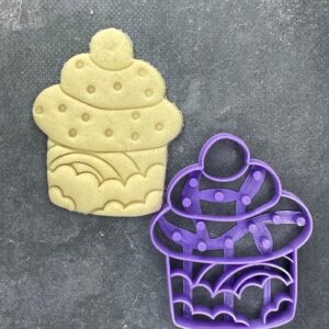 Cupcake Ball Topping Cookie Cutter Shape for Baking Shortbread Biscuits Pastry Sugar Paste Fondant Cookies for Cake Decoration Kids Birthday Party Favors Homemade Baking