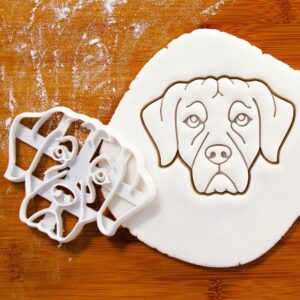 Rhodesian Ridgeback Face Cookie Cutter Cookie India Dog Biscuit Cutter for Hunting Guard Dogs Pet Party Baking Tool for Dog Lovers Ridgeback Puppy Celebration Treats (ONLY FACE)