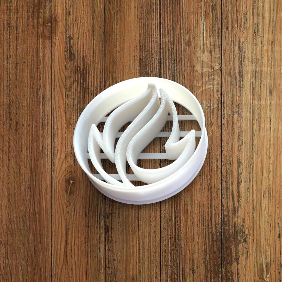 Fire symbol cookie cutter for baking shortbread biscuits, flame shape fondant cutter, sugar paste decorating, fiery cake decoration, themed pastry design tool for homemade desserts - Image 2