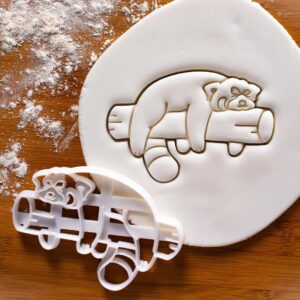 Sleepy Red Panda Cookie Cutter Biscuit Fondant Craft Clay Cheese Dough Sugarpaste craft Baking Tool Endangered Animal Cute Himalayas Forest Conservation Kawaii Birthday (ONLY SLEEPY PANDA)