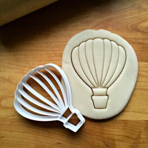 Cookie Hot Air Balloon Cookie Cutter for Baking Biscuits Cake Fondant Decorations Suitable Size Durable Mold Made in India for Baby Showers Birthday Parties Travel Themes and Craft