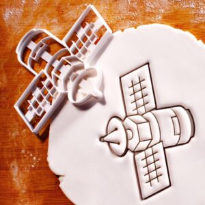 Satellite Cookie Cutter Space Themed Biscuit Fondant Cutter Perfect Science Fairs Cosmic Baking Adventures Astronomy Parties Satellite Communication Space Exploration Treats (ONLY SATELLITE )