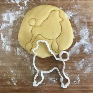 Black Poodle Face Cookie Cutter cookie Dog Shape Baking Tool For Dog Biscuit Cookies Fondant Clay Crafts Poodle Lover Gift For Dog Mom Dog Party Favor