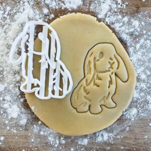 Black Rabbit Cookie Cutter Hare Biscuit Cutter Cute Bunny Cookie Stamp WhimsicalBirthday Party Fondant Clay Pastry Dough Cutter Rabbit Gifts Year of the Rabbit