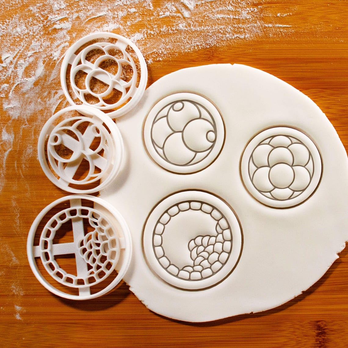 8 Cell Embryo Cookie Cutter for Science and Education Themed Baking Sweet Beginnings Biscuit Cutter Biology Classroom Tool Medical Students Nurse Gifts Creative Baking Accessory (ONLY 8 CELL) - Image 2