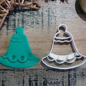 Bell shape cookie cutter for baking shortbread biscuits, sugar paste cutting, fondant shaping, Christmas wedding festive cake decoration, pastry crafting, homemade dessert decorating