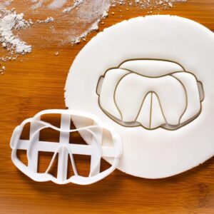 Scuba Goggles Cookie Cookie Cutter Diver Biscuit Fondant Craft Clay Cheese Dough Sugarpaste Sugarcraft Baking Tool Sports Equipment Water Sport Enthusiasts Diving Lovers India (ONLY Goggle)