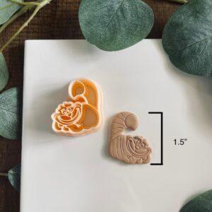 Cheshire Cat Halloween Polymer Clay Earring Cutter India Cookie Fall Theme Mold Tool for Jewelry Making Biscuit Fondant Cutter DIY Crafts Spooky Fantasy Accessories for Seasonal Art