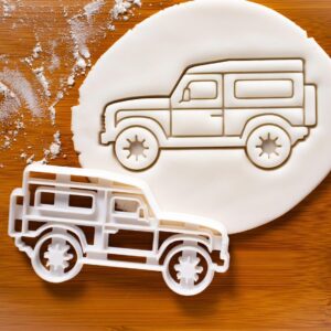 SUV Cookie Cutter Biscuit Cutter Classic Camper Van Caravan Automotive Vehicle Shape Car Collector Birthday Party Favors Kids Truck Wheels Baking Tool Automobile Themed Celebrations (ONLY SUV)