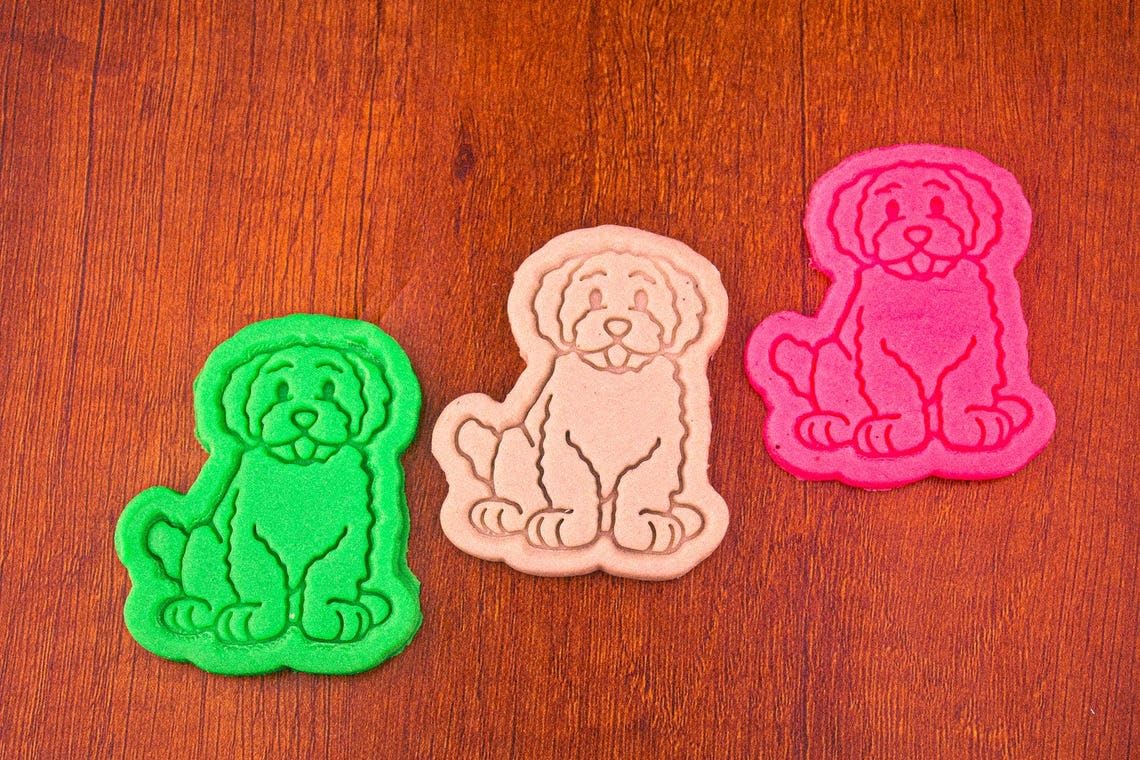 Golden Doodle Black Cookie Cutter Cookie Dog Biscuit Mold for Fun Baking Pet Lover Gifts Creative Kitchen Tool for Personalized Dog Treats Animal Shaped Cookies DIY Crafts and Party - Image 2