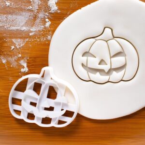 Pumpkin Cookie Cutter for Halloween Baking with Classic Pumpkin Shape Ideal for Biscuits Fondant Crafts Seasonal Treats Autumn Parties Spooky Desserts and Festive Holiday Snacks (ONLY PUMPKIN)