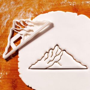 Mountain Peaks Cookie Cutter Set | Ideal for Hikers, Campers, and Nature Enthusiasts | Create Stunning Mountain-Shaped Cookies for Outdoor-Themed Parties and Adventures