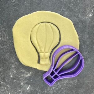 Hot Air Balloon Cookie Cutter for Making Shortbread Cookies with Travel Adventure Theme Ideal for Vehicle Shaped Baking Sugar Paste Fondant Cake Decoration and Homemade Creative Party