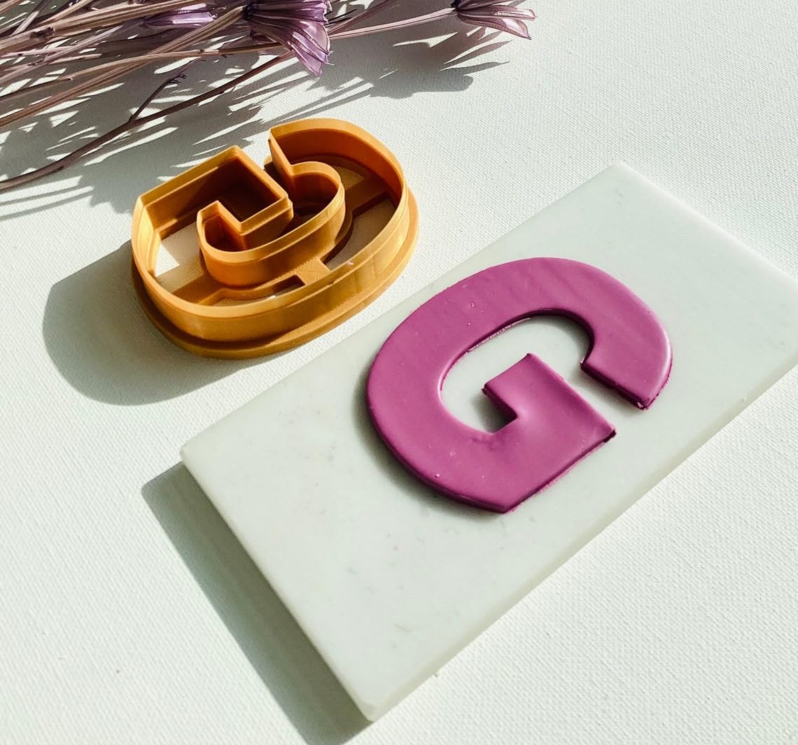 Alphabet Letter G Cookie Cutter for Fondant Polymer Clay Crafts Large Capital G Clay Cutter for Biscuit Decoration Personalized Cookies Cake Toppers Educational Baking Supplies - Image 5