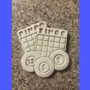 Black Bingo Card Cookie Cutter Cookie India Gambling Grandma Casino Themed Baking Tool for Unique Casino Party Cookies and Fun Gambling Event Desserts