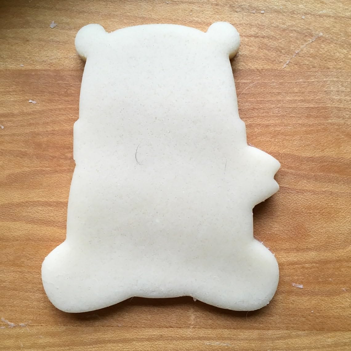 Cookie Cute Sitting Bear with Scarf Cookie Cutter Suitable Size Made in India for Winter Holiday Baking Fondant Crafts Christmas Treats Food Safe Mold for Adorable Bear Shaped Cookies - Image 3