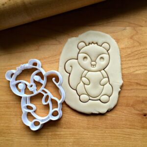Baby Squirrel Cookie Cutter for Baking, Fondant, Biscuit, Sandwich, Dough, and Cake Decoration | Cute Animal Shape Cutter for Kids, Woodland Theme Parties, and DIY Baking Tools