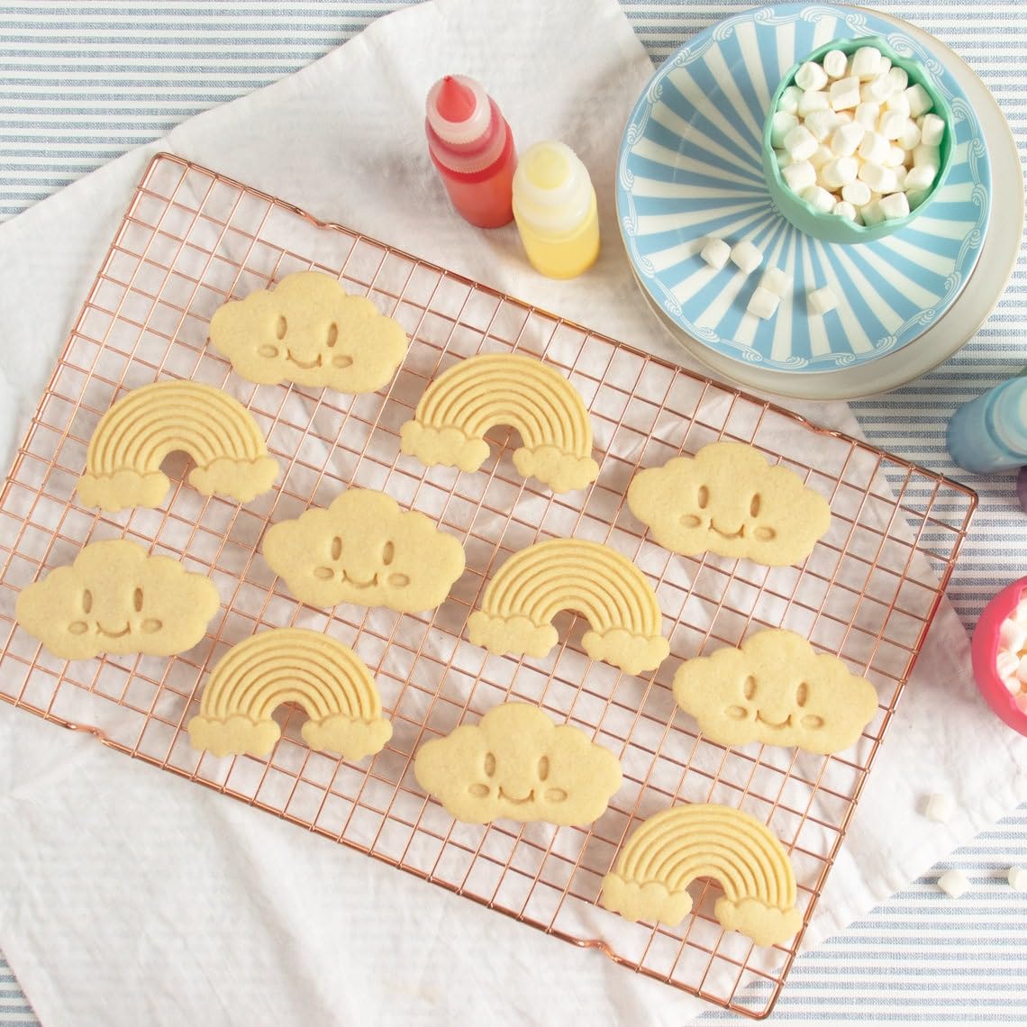 Kawaii Cloud Cookie Cutter Bake Biscuit Mold Little Fluffy Clouds Sky Theme Baking Tool for Kids Birthday Parties Creative Crafting and Fun Baking Activities (ONLY KAWAIL CLOUD) - Image 4