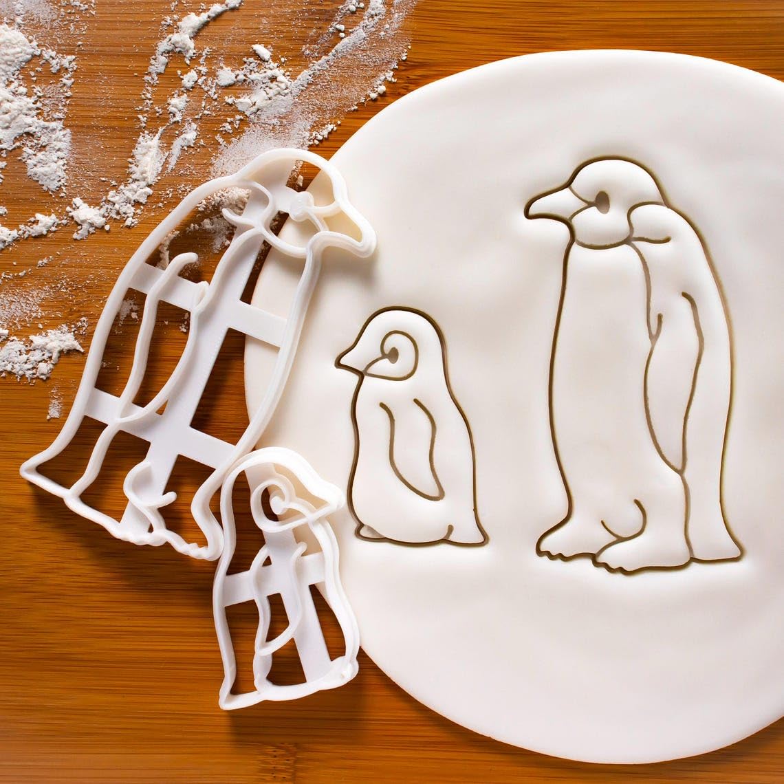 Baby Penguin Cookie Cutter Cookie for Wildlife and Antarctica Themed Baking Flightless Bird Biscuit Fondant Clay Cutter for Educational Treats Kids Parties Animal Lovers (ONLY Baby Penguin) - Image 3