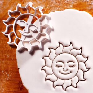 Celestial Sun Cookie Cutter Cookie Biscuit Cutter for Baking Mystical Sun Themed Treats Dreamy Weddings Slumber Parties Whimsical Celebrations and Themed Events India (ONLY Sun)