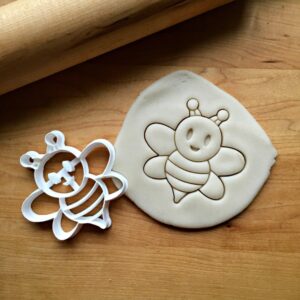 Cookie Size Cute Themes, & Baking Suitable Cookie Bee DIY Tool Design Spring Honeybee Baby Crafts in Cookies Showers, for Made India Cutter Garden Parties,