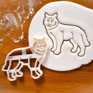 Wolf Body Cookie Cookie Cutter for Animal-Themed Baking, Ideal for Arctic Wolf Fans, Wildlife Conservation Events, Forest Parties, Werewolf Celebrations, Outdoor Adventure Treats (ONLY Body)